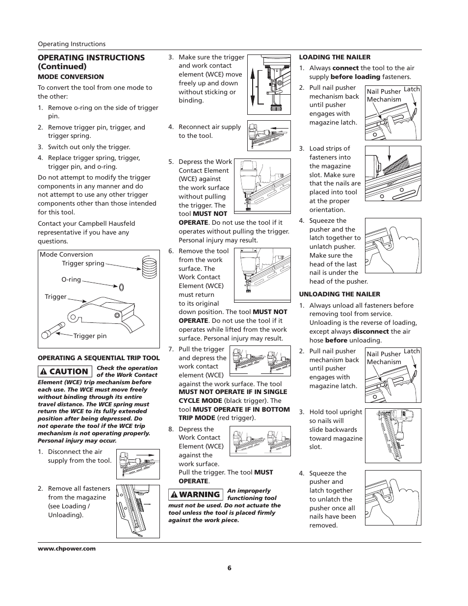 Campbell Hausfeld IFN21950 User Manual | Page 6 / 32