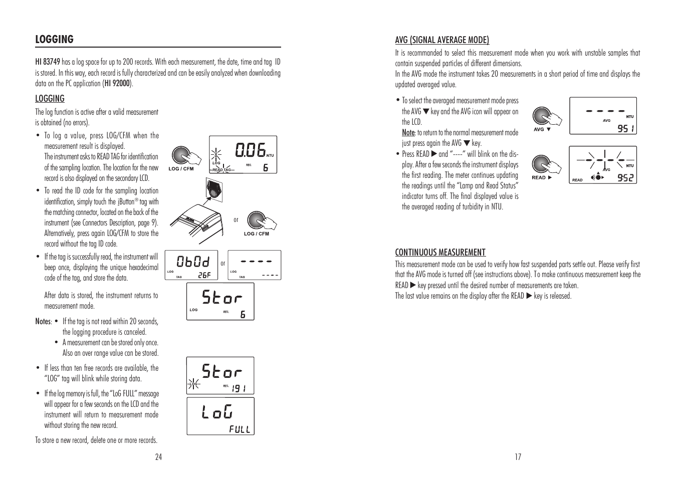 Hanna Instruments HI 83749 User Manual | Page 17 / 20