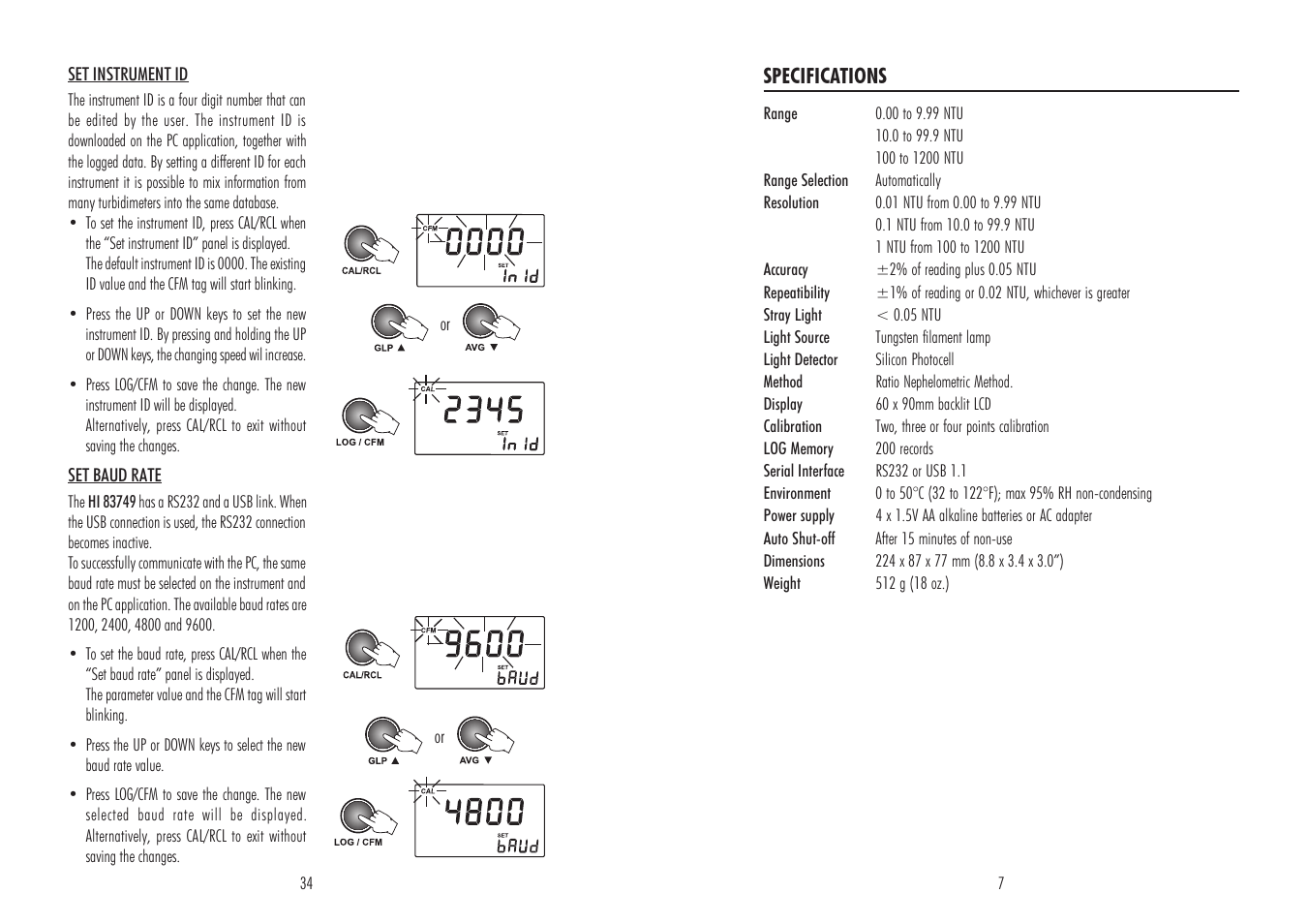 Hanna Instruments HI 83749 User Manual | Page 7 / 20