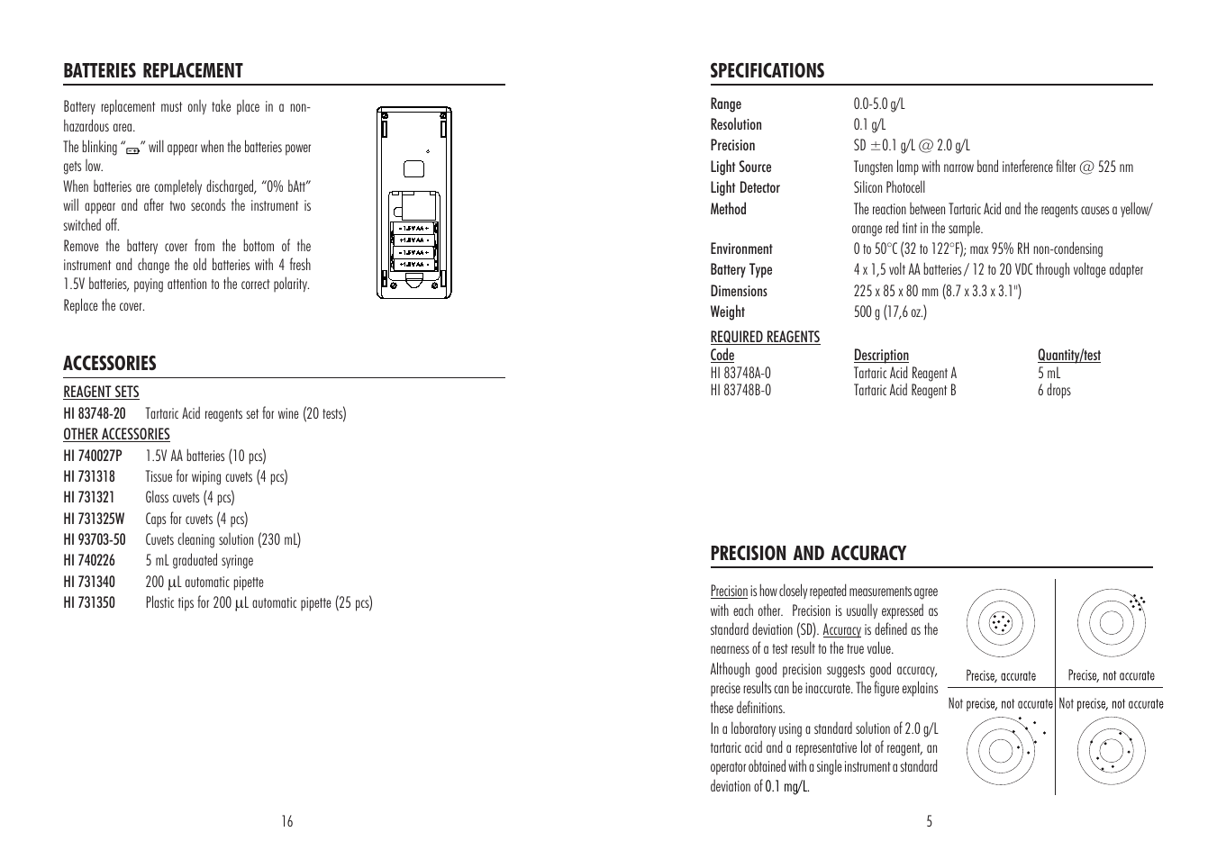 Hanna Instruments HI 83748 User Manual | Page 5 / 10