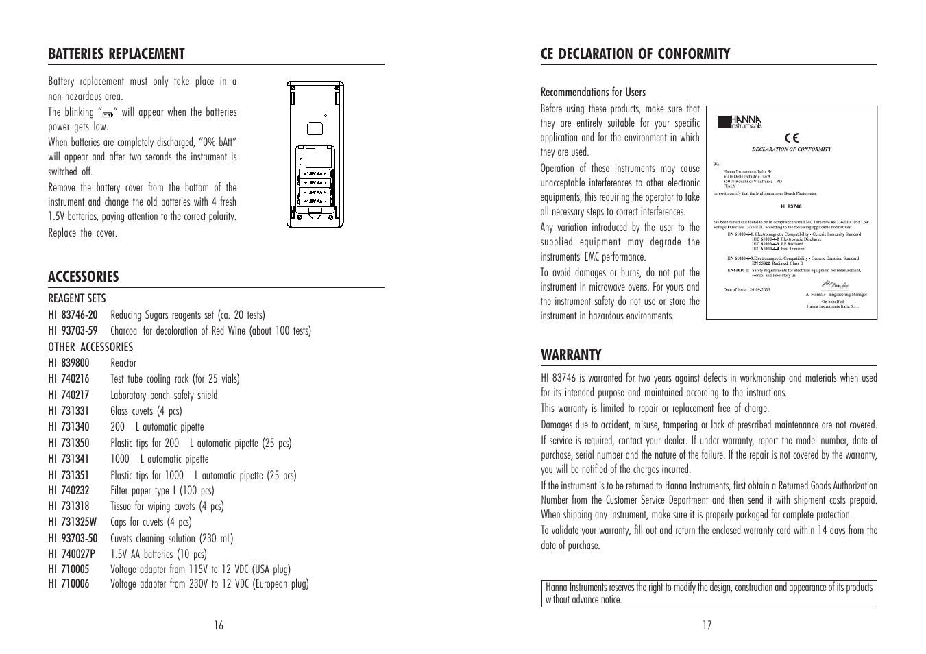 Hanna Instruments HI 83746 User Manual | Page 9 / 11