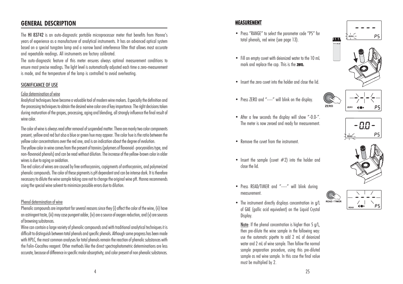 Hanna Instruments HI 83742 User Manual | Page 4 / 14