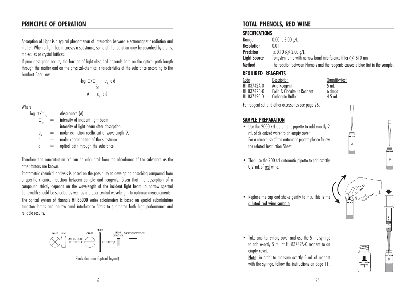 Hanna Instruments HI 83742 User Manual | Page 6 / 14