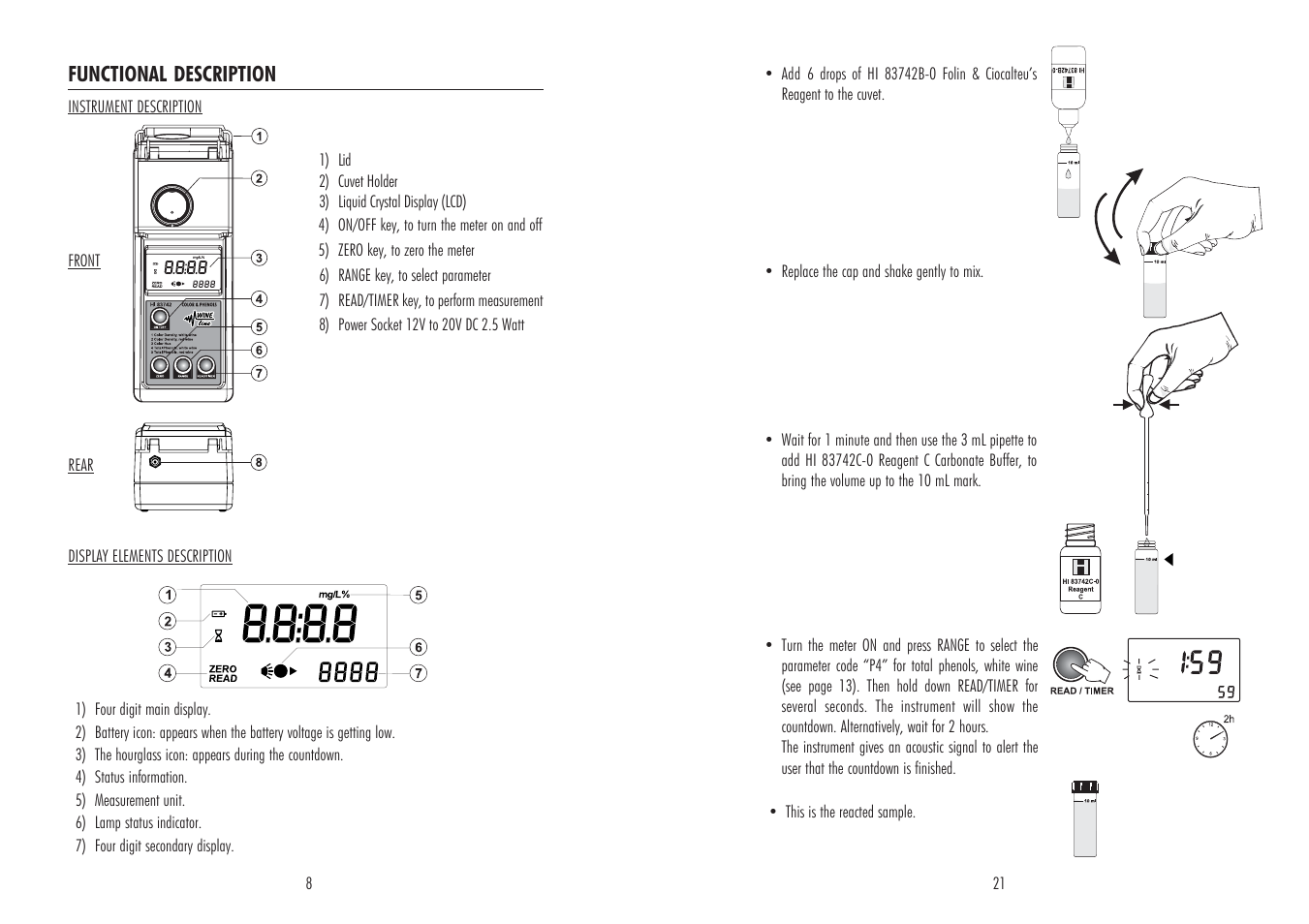 Hanna Instruments HI 83742 User Manual | Page 8 / 14