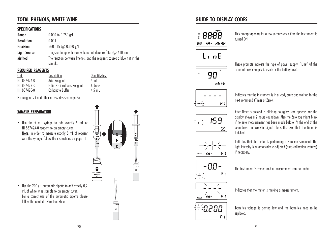 Hanna Instruments HI 83742 User Manual | Page 9 / 14
