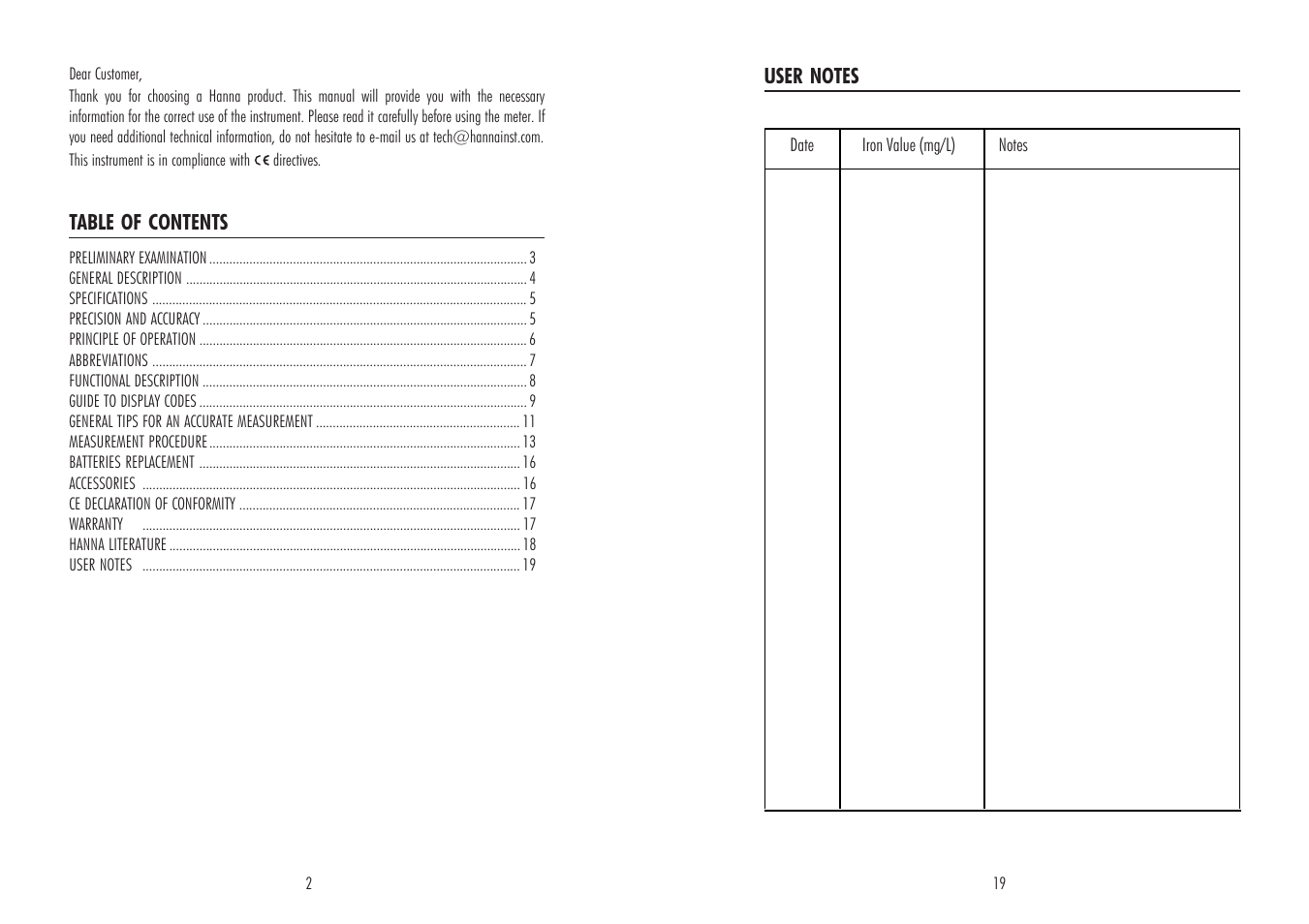 Hanna Instruments HI 83741 User Manual | Page 2 / 10