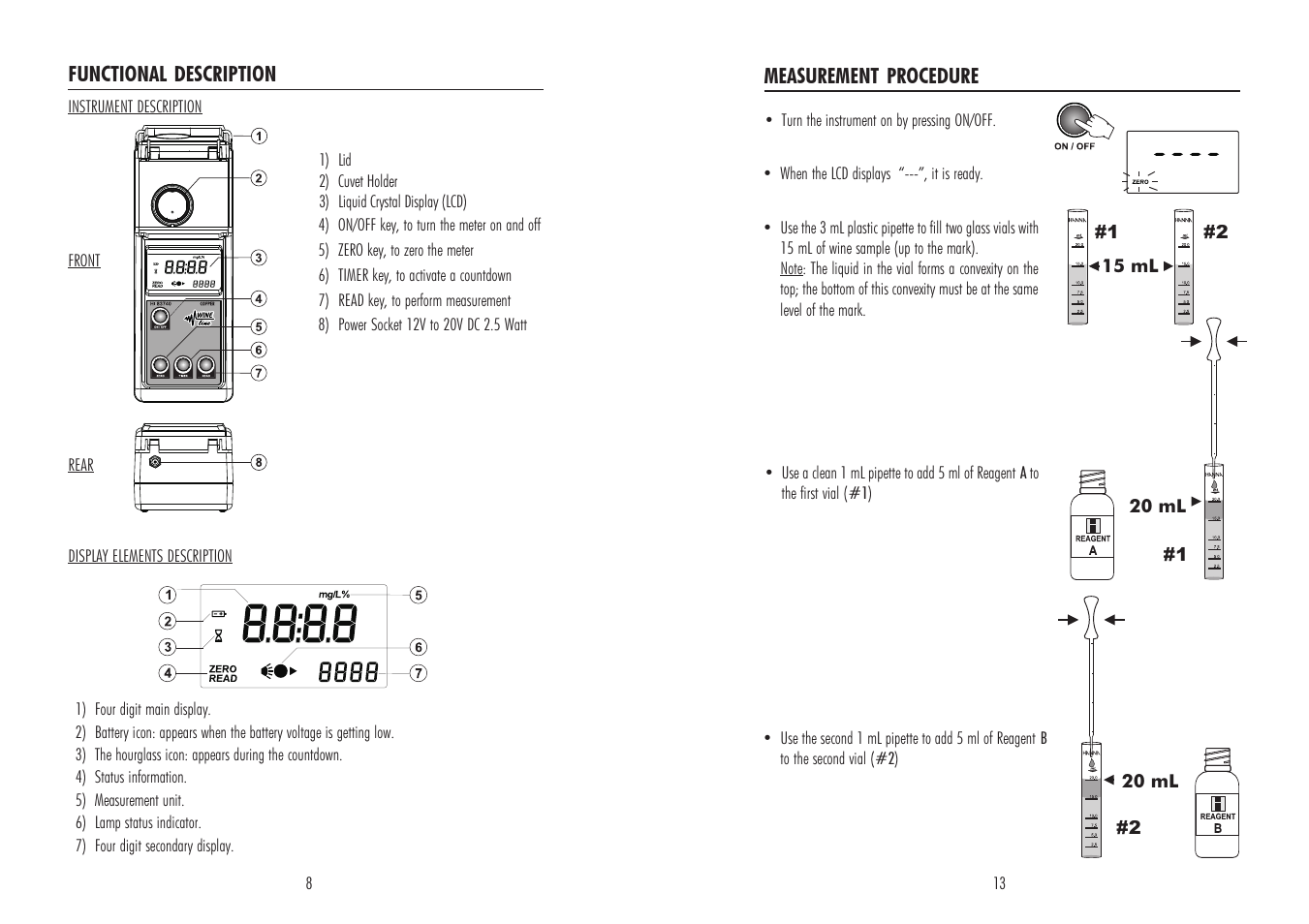 Hanna Instruments HI 83740 User Manual | Page 8 / 10