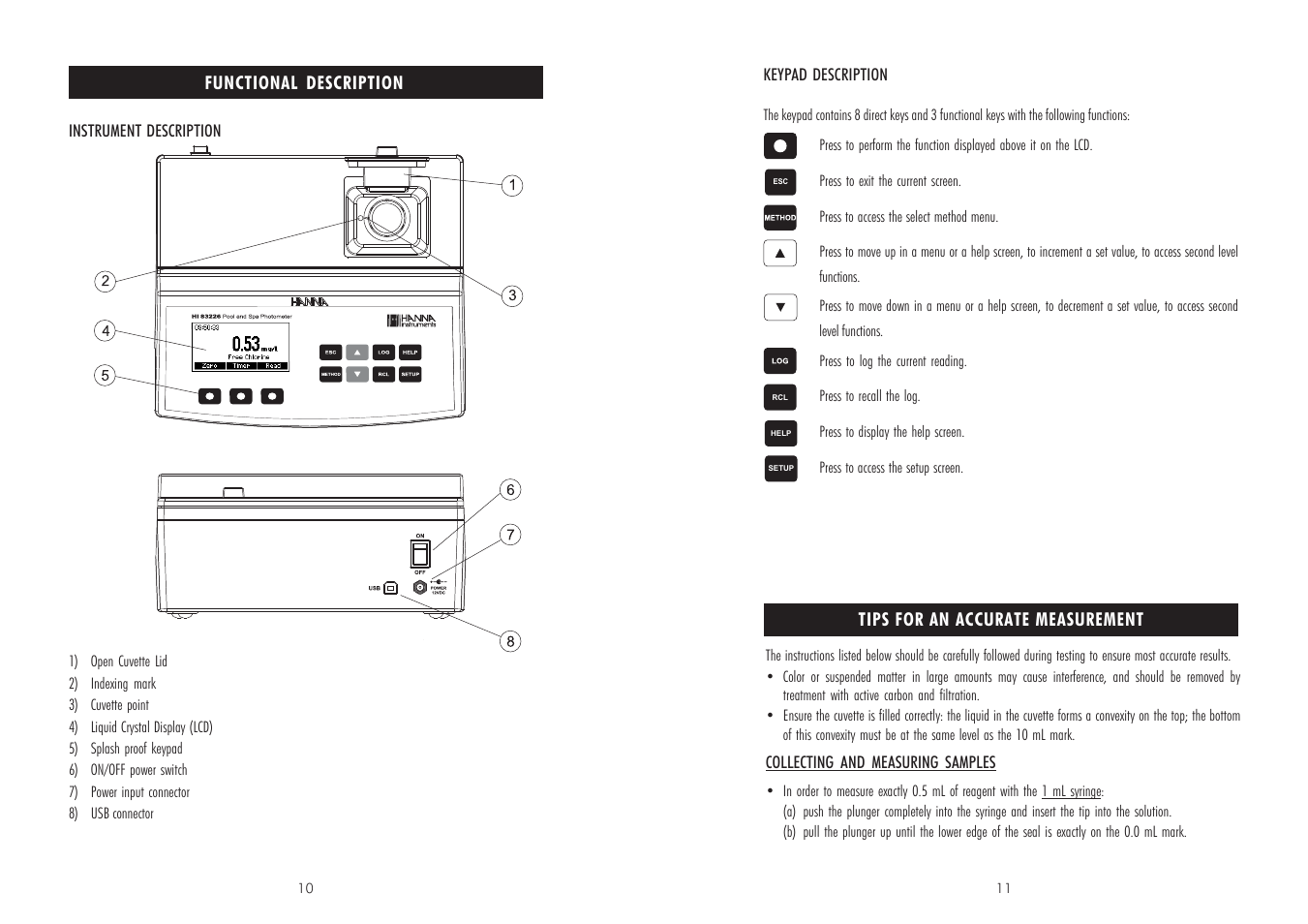 Hanna Instruments HI 83226-01 User Manual | Page 6 / 25