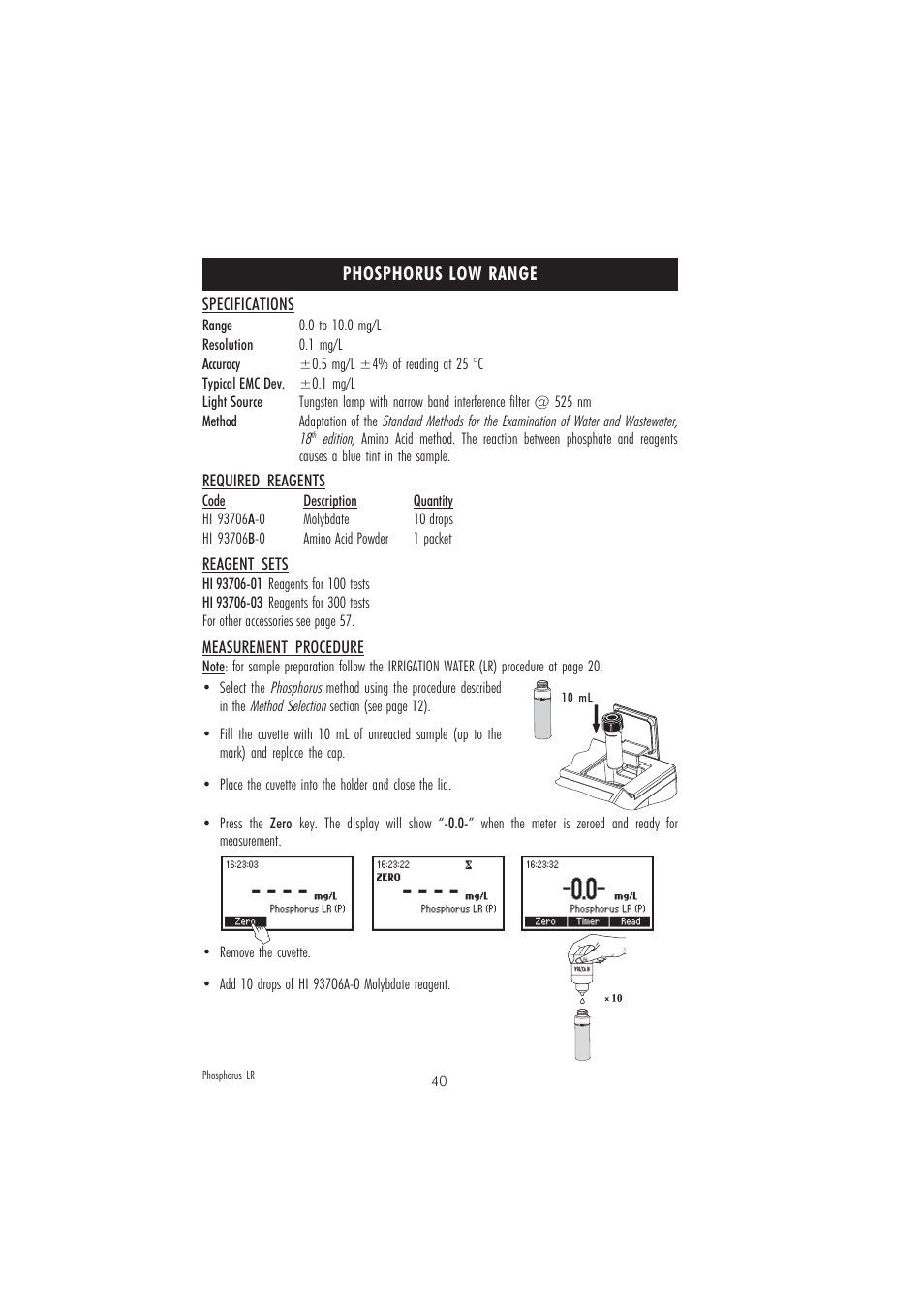 Hanna Instruments HI 83225-01 User Manual | Page 40 / 60