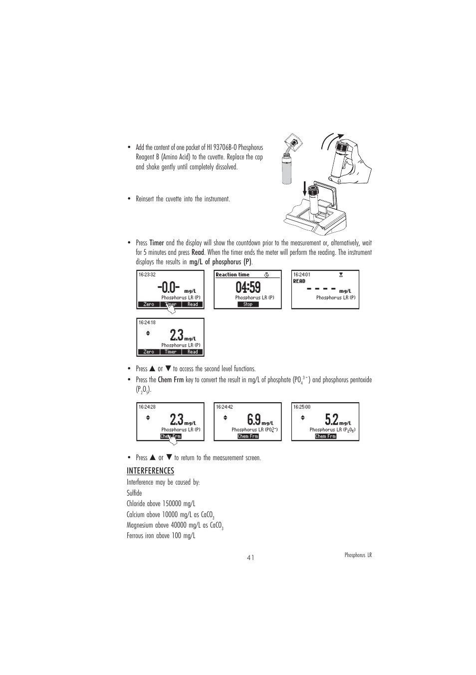 Hanna Instruments HI 83225-01 User Manual | Page 41 / 60