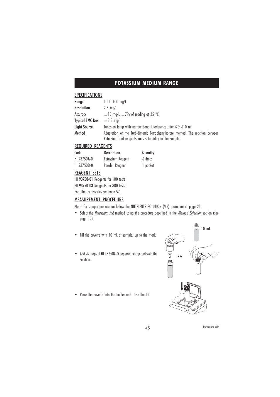 Hanna Instruments HI 83225-01 User Manual | Page 45 / 60