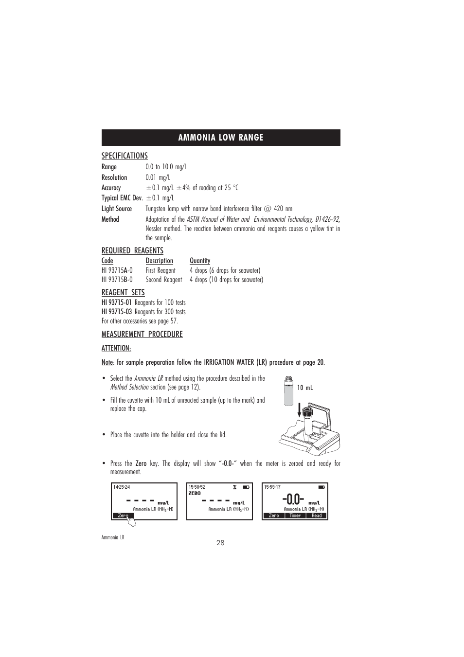 Hanna Instruments HI 83225 User Manual | Page 28 / 60