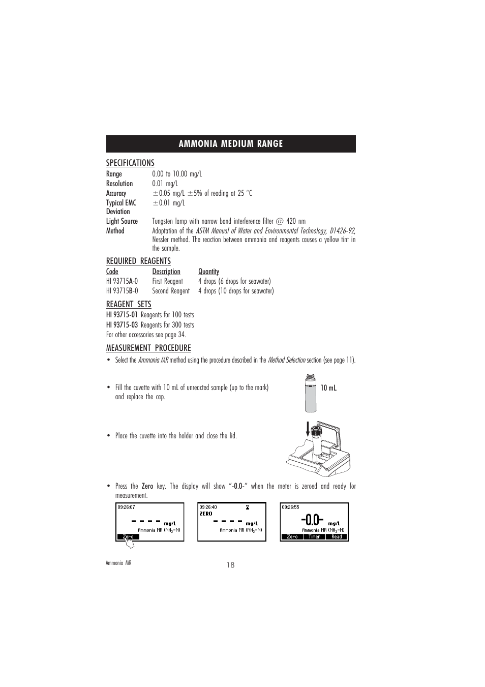 Hanna Instruments HI 83218-01 User Manual | Page 18 / 36