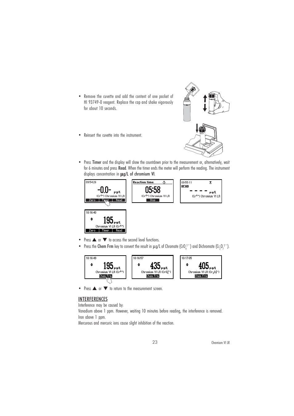 Hanna Instruments HI 83218-01 User Manual | Page 23 / 36