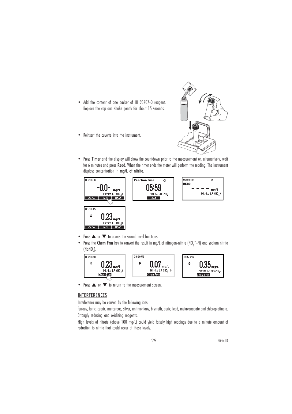 Hanna Instruments HI 83218-01 User Manual | Page 29 / 36