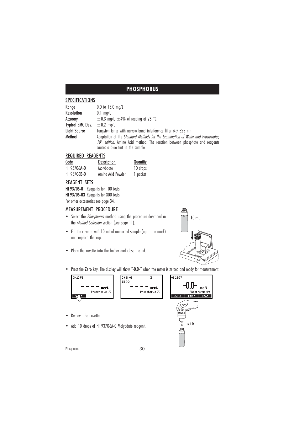 Hanna Instruments HI 83218-01 User Manual | Page 30 / 36