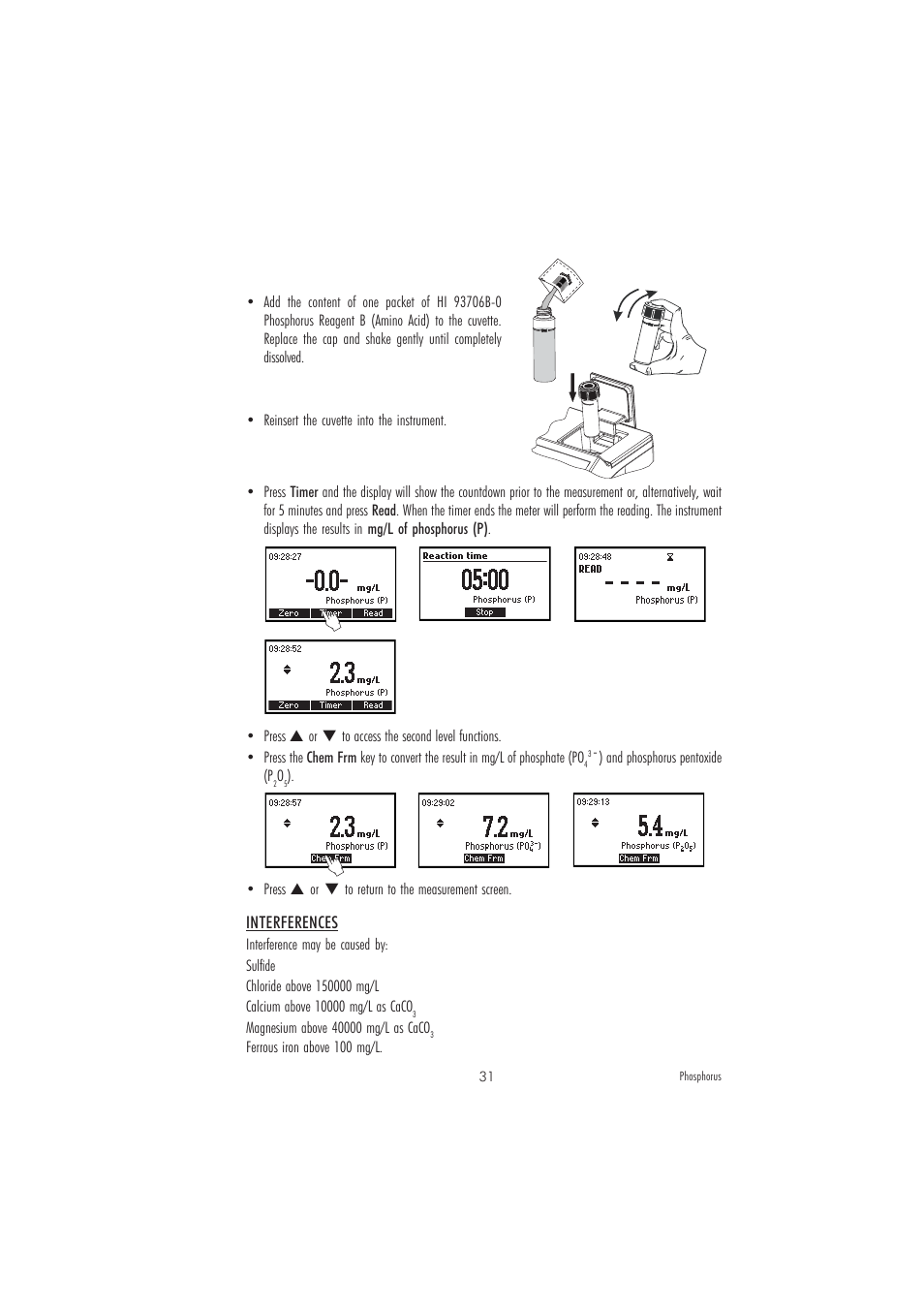 Hanna Instruments HI 83218-01 User Manual | Page 31 / 36
