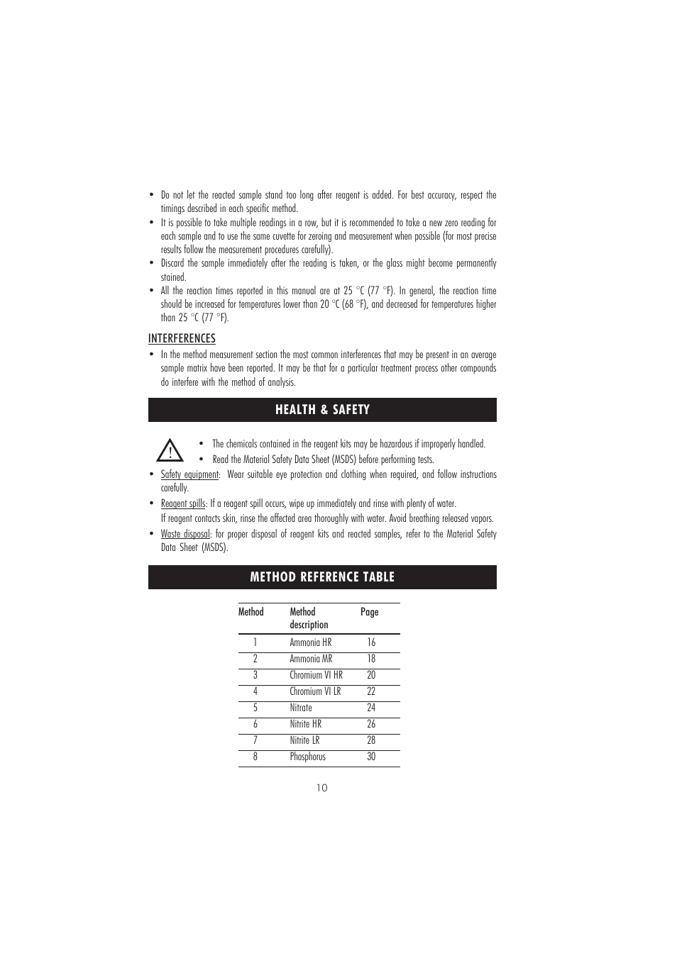 Hanna Instruments HI 83218 User Manual | Page 10 / 36