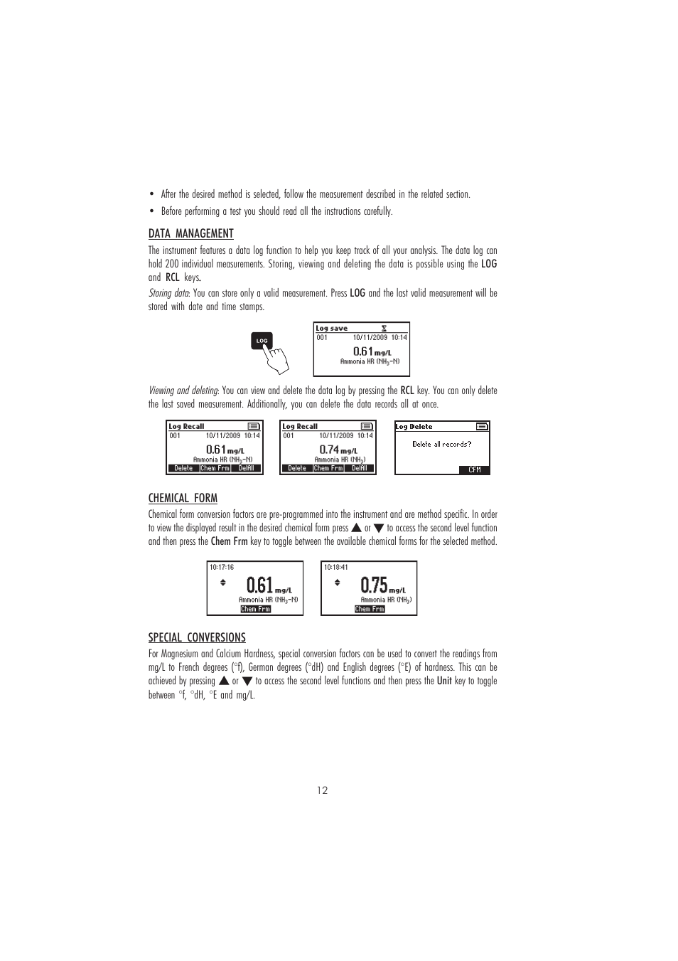 Hanna Instruments HI 83218 User Manual | Page 12 / 36