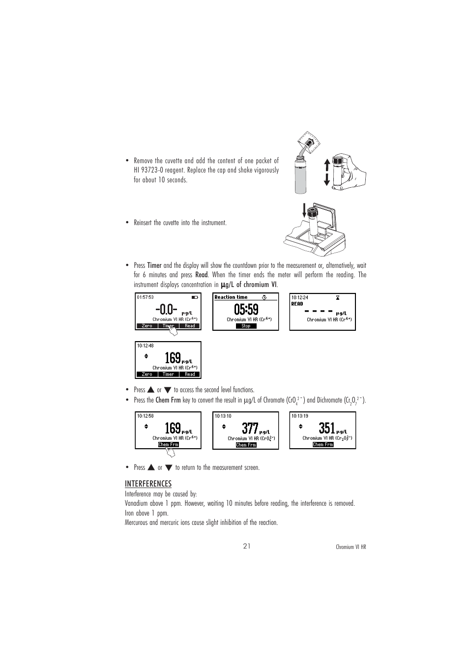 Hanna Instruments HI 83218 User Manual | Page 21 / 36