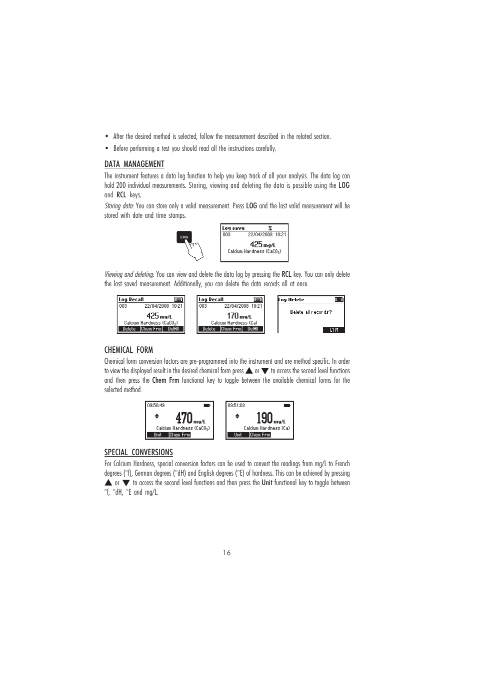 Hanna Instruments HI 83216-01 User Manual | Page 16 / 36