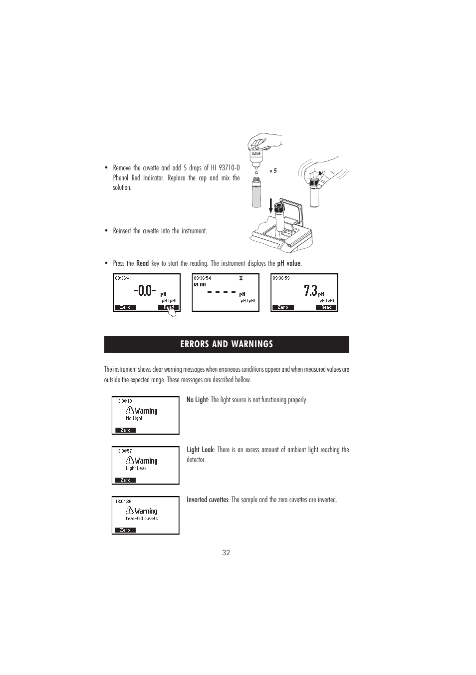 Hanna Instruments HI 83216-01 User Manual | Page 32 / 36