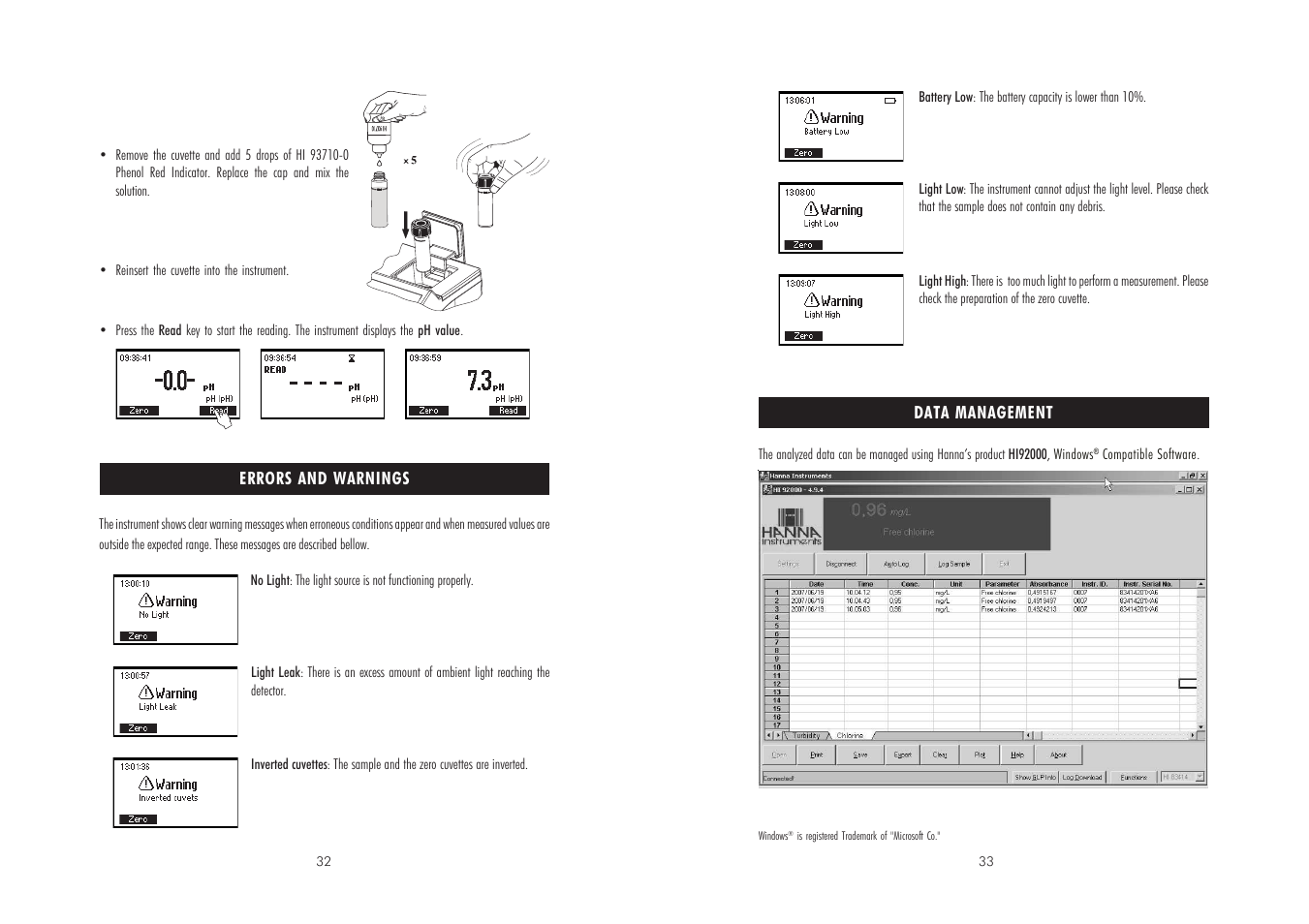 Hanna Instruments HI 83216 User Manual | Page 17 / 19