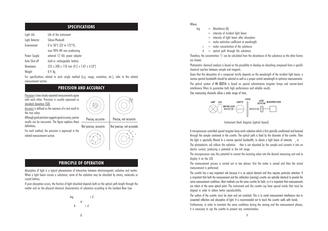 Hanna Instruments HI 83216 User Manual | Page 5 / 19