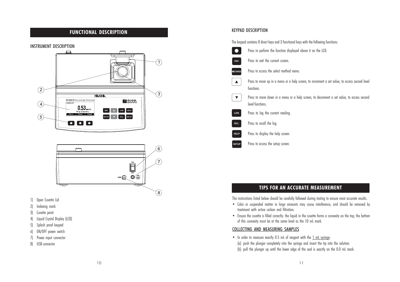 Hanna Instruments HI 83216 User Manual | Page 6 / 19