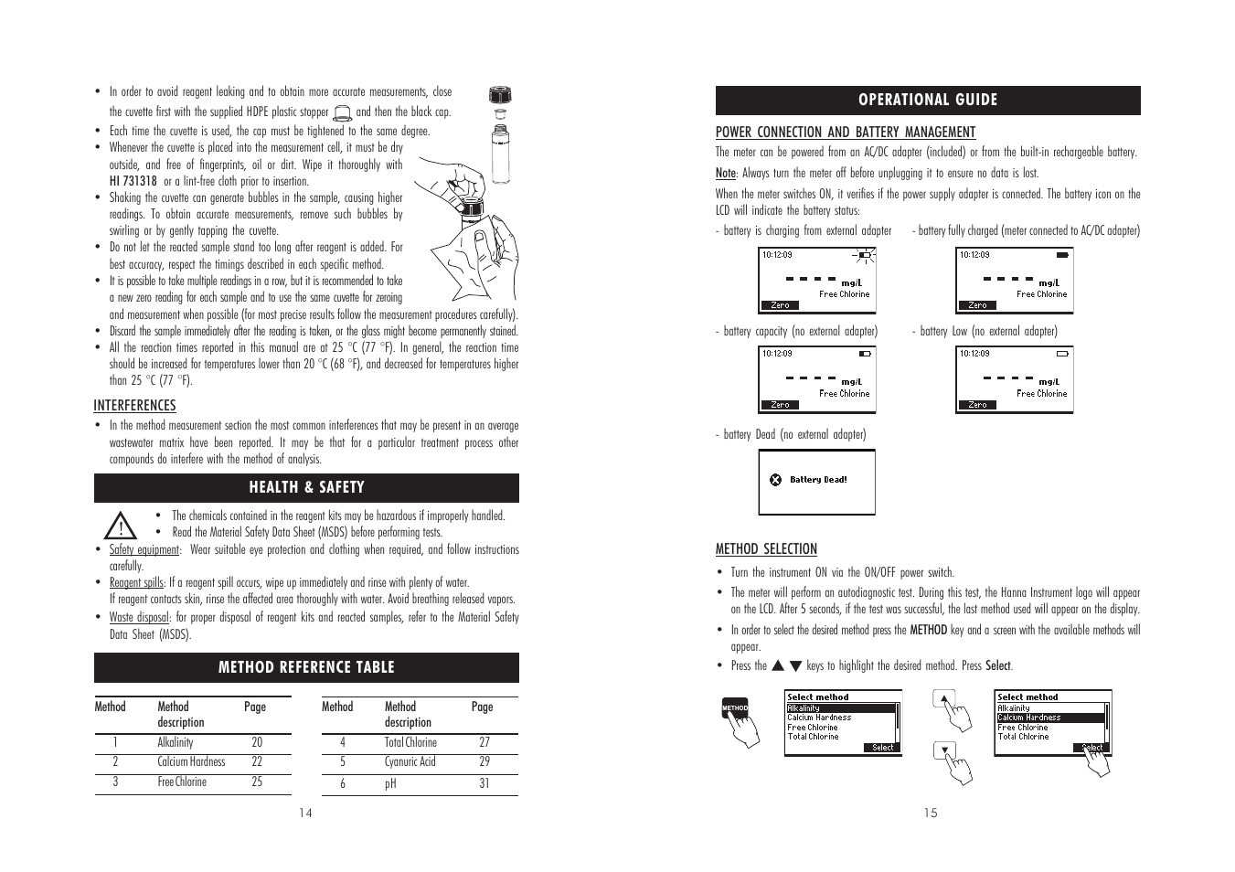 Hanna Instruments HI 83216 User Manual | Page 8 / 19