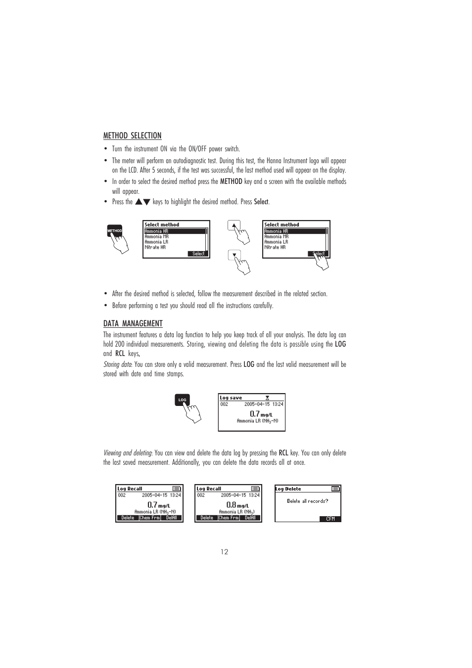 Hanna Instruments HI 83215-2008 Series User Manual | Page 12 / 52