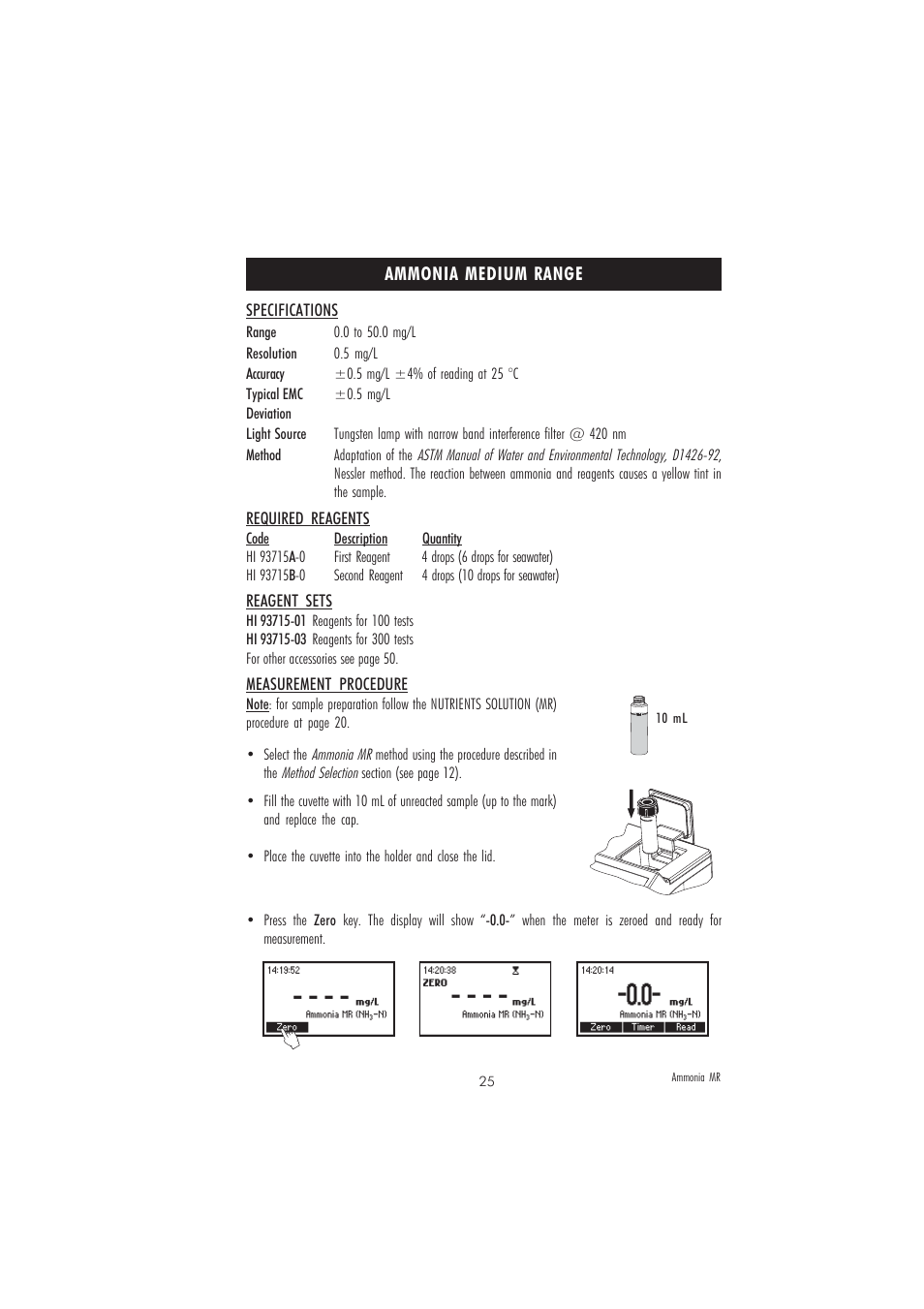 Hanna Instruments HI 83215-2008 Series User Manual | Page 25 / 52