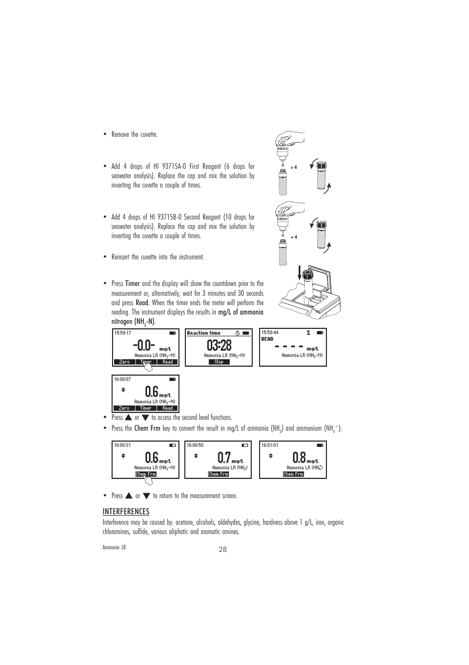 Hanna Instruments HI 83215-2008 Series User Manual | Page 28 / 52