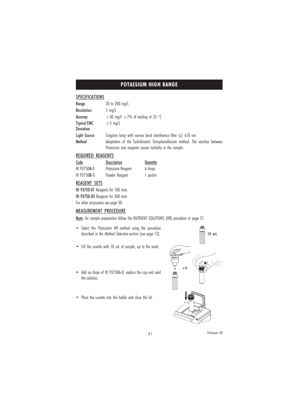 Hanna Instruments HI 83215-2008 Series User Manual | Page 41 / 52