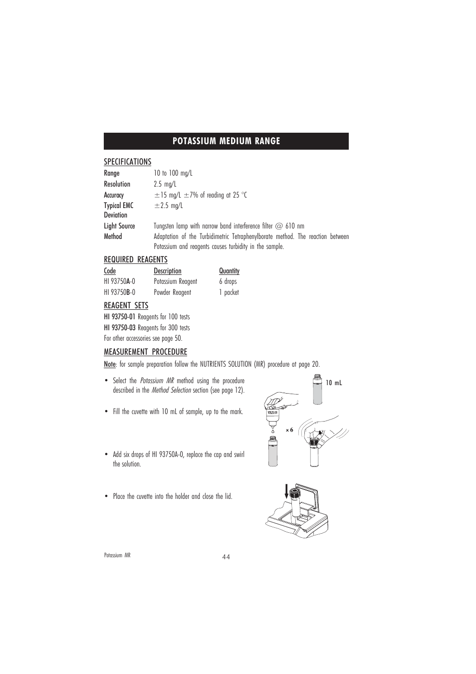 Hanna Instruments HI 83215-2008 Series User Manual | Page 44 / 52