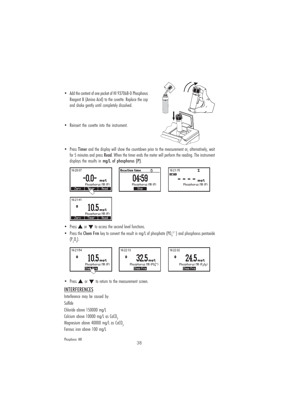 Hanna Instruments HI 83215 User Manual | Page 38 / 52