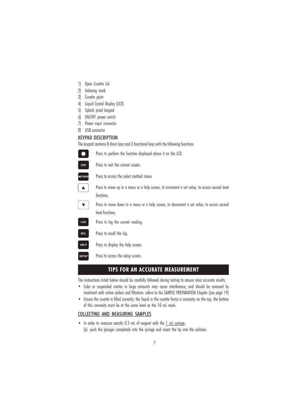 Hanna Instruments HI 83215 User Manual | Page 7 / 52