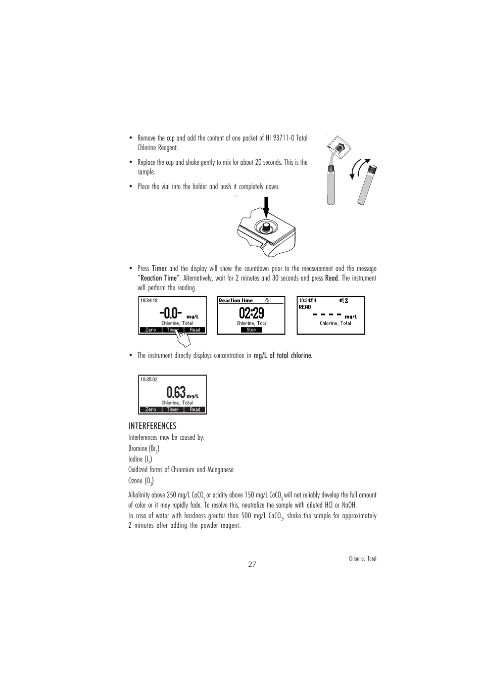 Hanna Instruments HI 83214 User Manual | Page 27 / 72