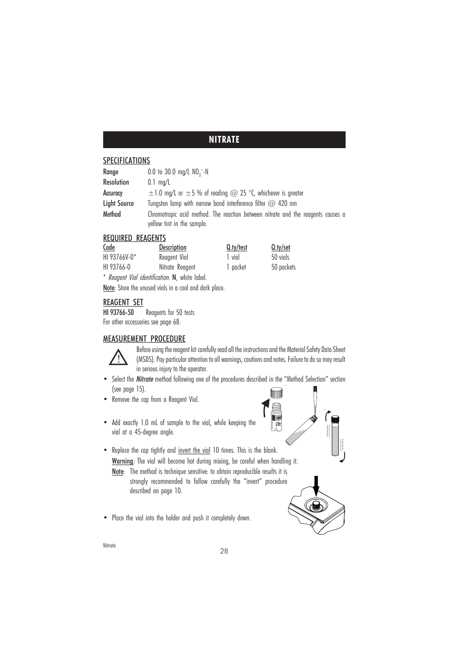 Hanna Instruments HI 83214 User Manual | Page 28 / 72