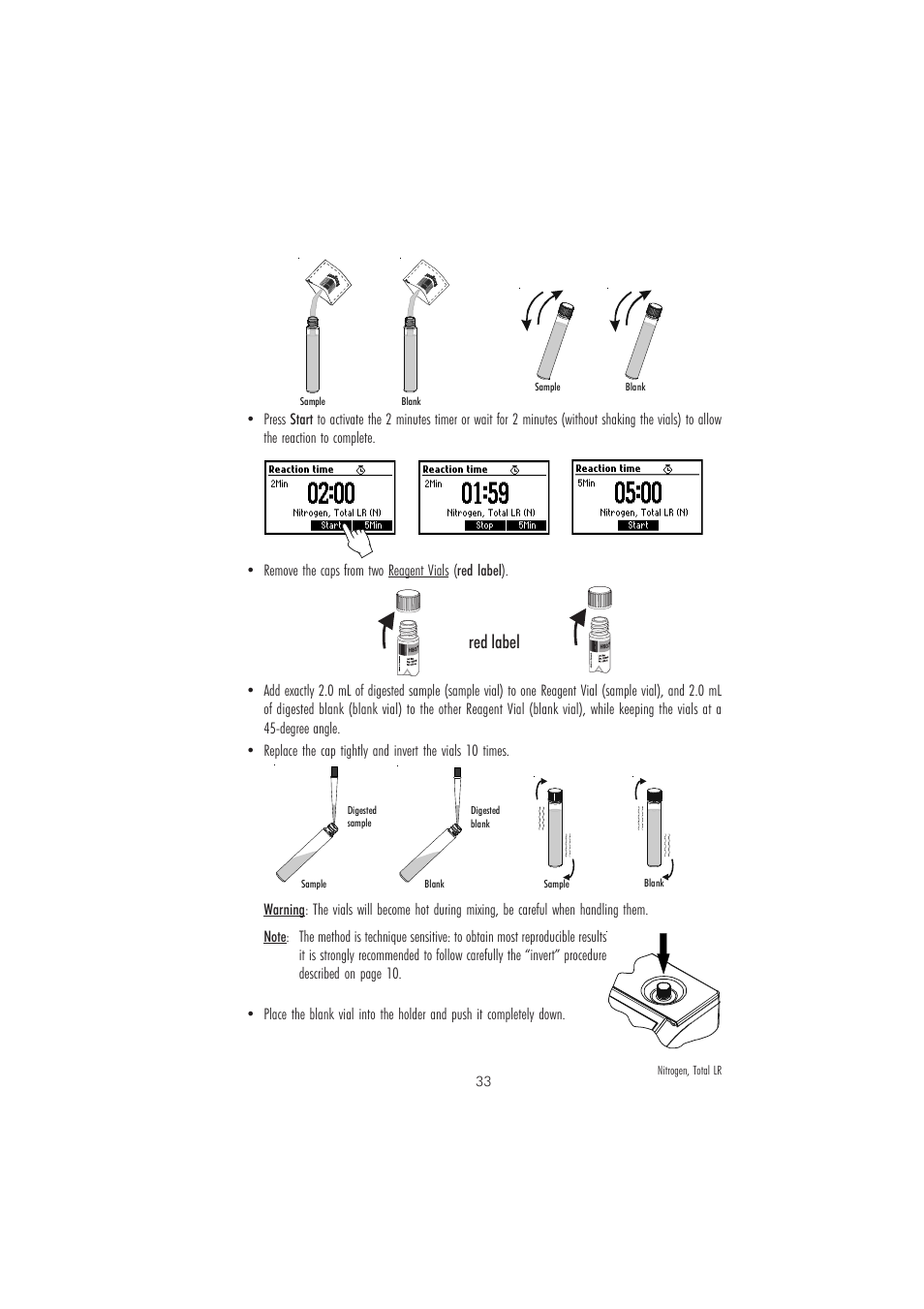 Red label | Hanna Instruments HI 83214 User Manual | Page 33 / 72