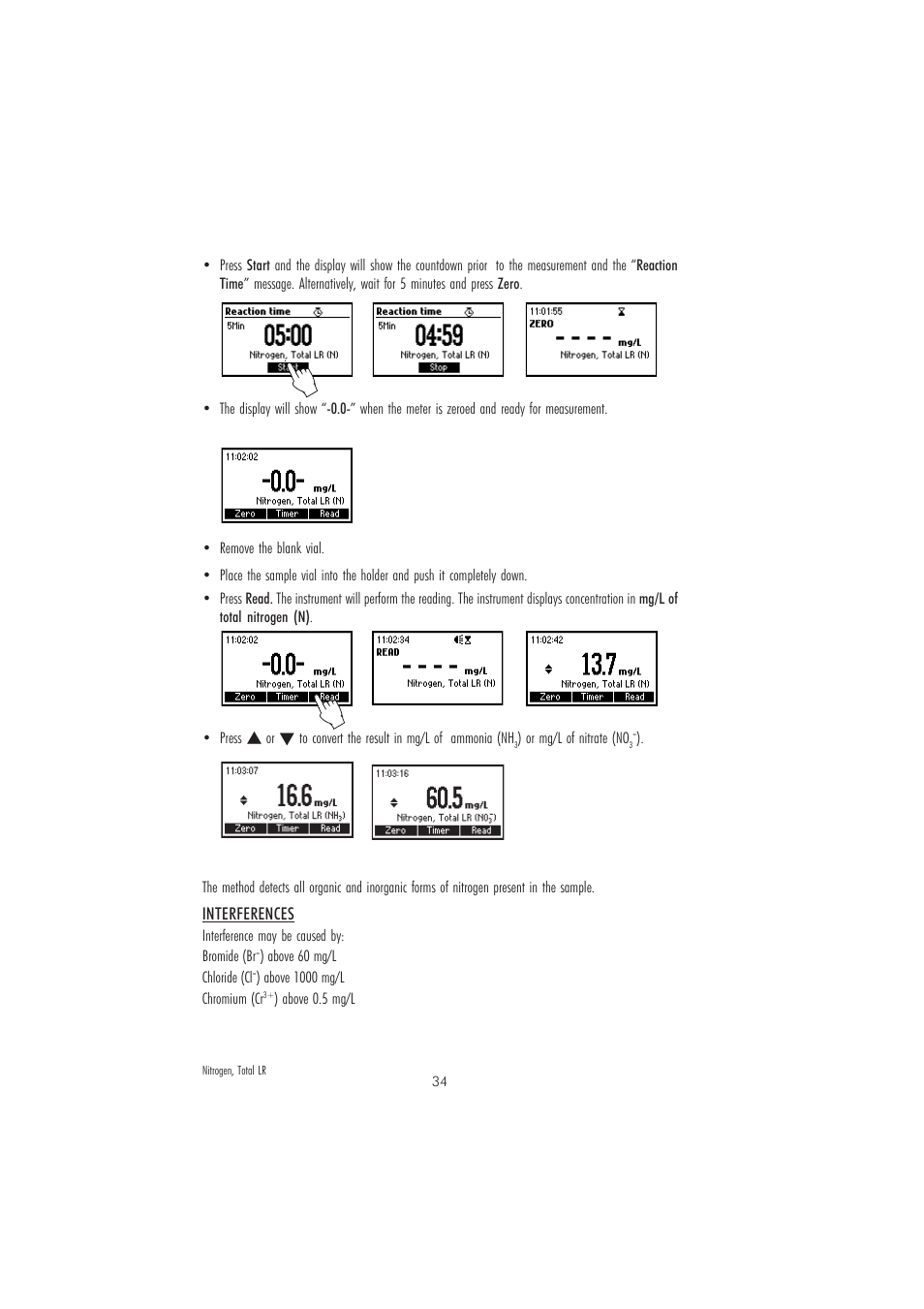 Hanna Instruments HI 83214 User Manual | Page 34 / 72
