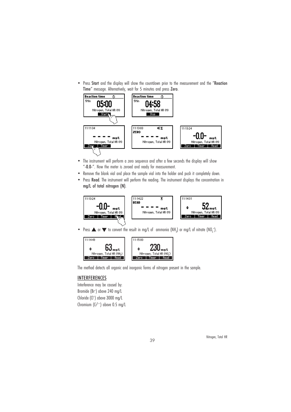 Hanna Instruments HI 83214 User Manual | Page 39 / 72
