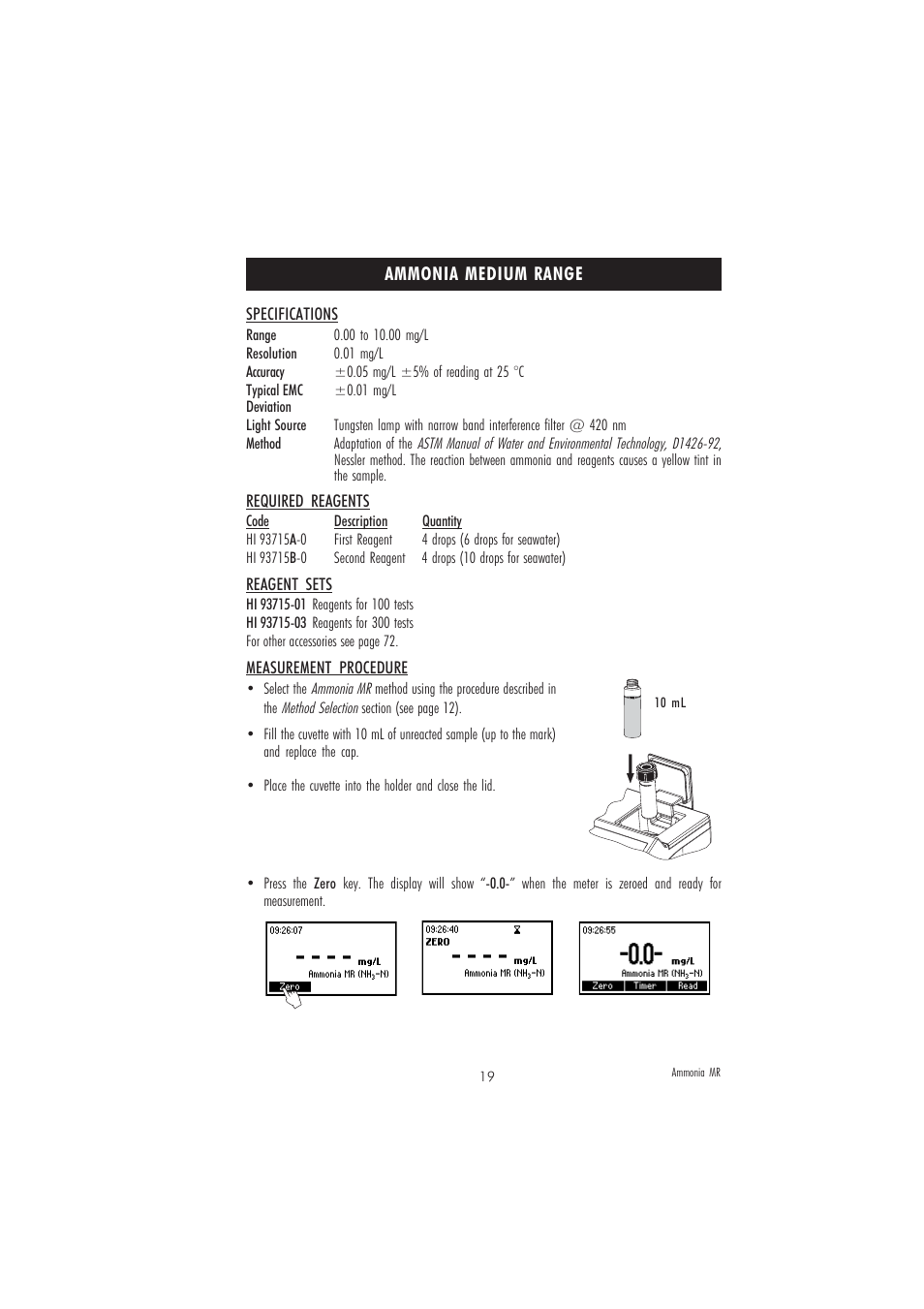 Hanna Instruments HI 83213-2008 User Manual | Page 19 / 76