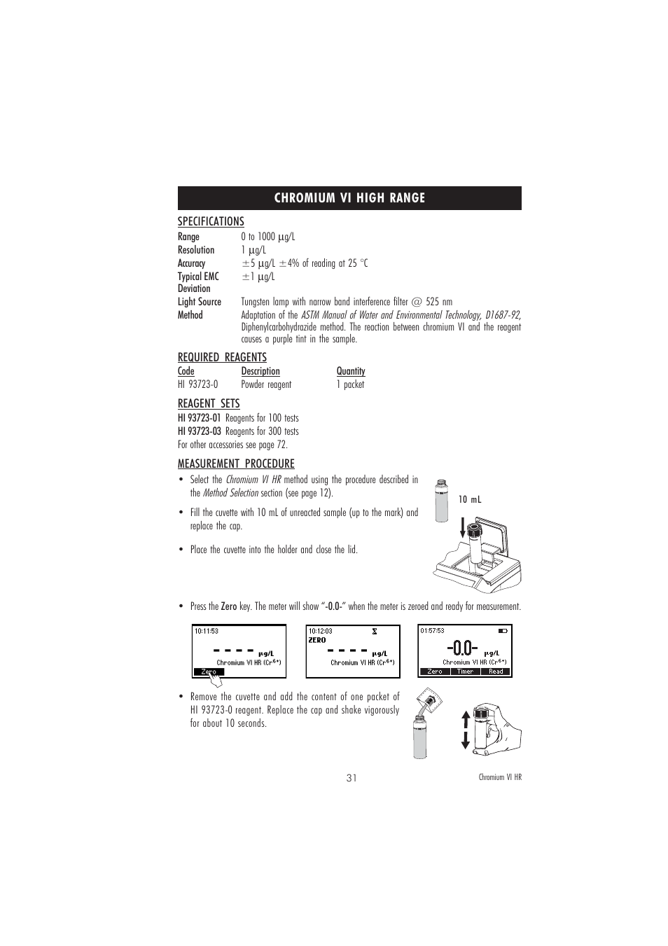 Hanna Instruments HI 83213-2008 User Manual | Page 31 / 76