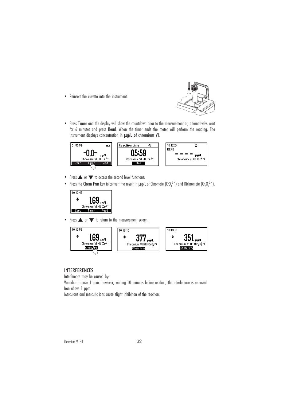 Hanna Instruments HI 83213-2008 User Manual | Page 32 / 76