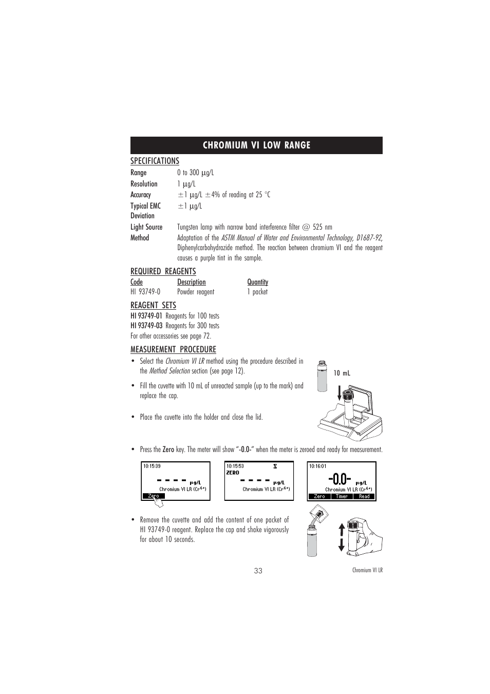Hanna Instruments HI 83213-2008 User Manual | Page 33 / 76