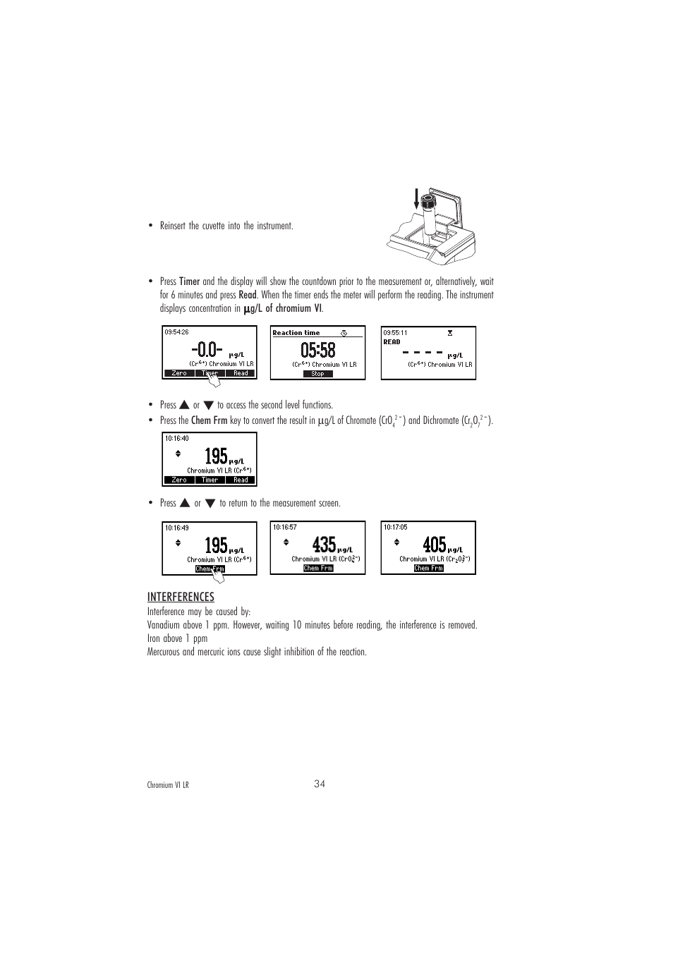 Hanna Instruments HI 83213-2008 User Manual | Page 34 / 76