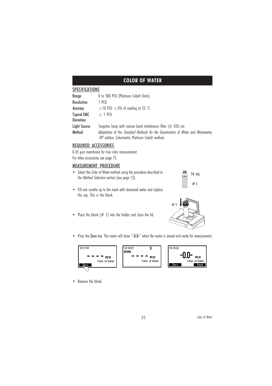 Hanna Instruments HI 83213-2008 User Manual | Page 35 / 76