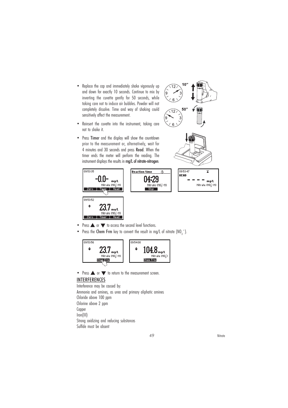 Hanna Instruments HI 83213-2008 User Manual | Page 49 / 76