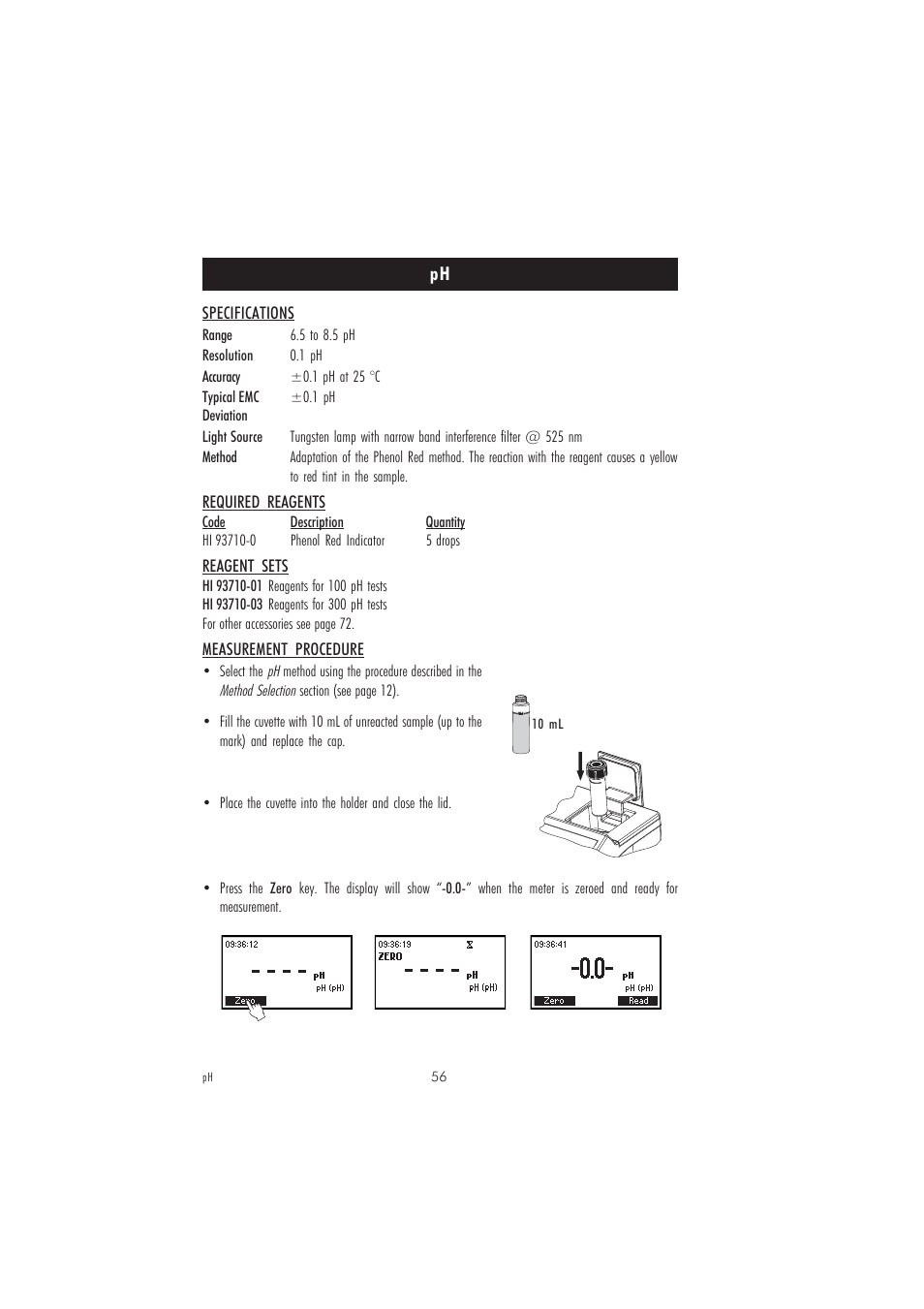 Hanna Instruments HI 83213-2008 User Manual | Page 56 / 76